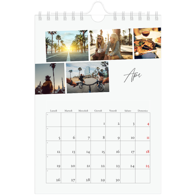 Calendario fotografico A5 — Soggiorno in città [Aprile]