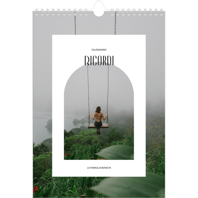 Calendario personalizzato A4 — L'arco aperto [copertina]