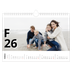 Calendario fotografico A4 — Stile lettera [Febbraio]