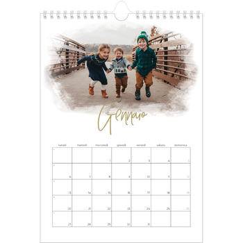Calendario personalizzato A4 — Effetti fotografici