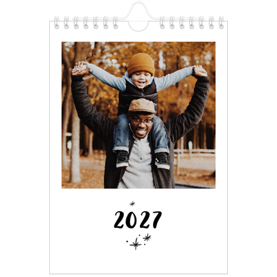Calendario fotografico A5 — Scritto a mano [copertina]