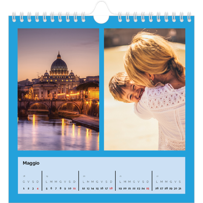 Calendari quadrati — Luminoso e vivace [copertina]