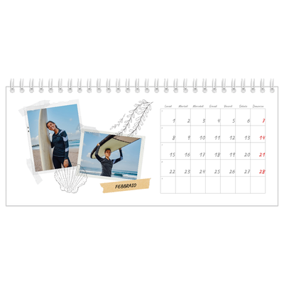 Calendari da tavolo — Album ricordi con stile [Febbraio]