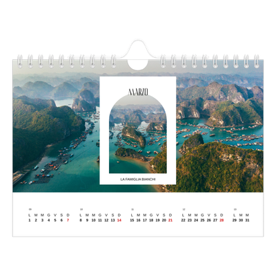 Calendario fotografico A5 — L'arco aperto [Marzo]