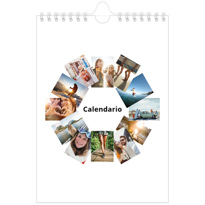 Calendario fotografico A5 — Struttura [copertina]