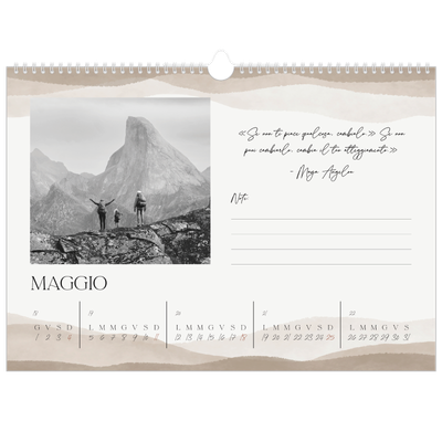 Calendario A3 orizzontale  — Citazioni [copertina]