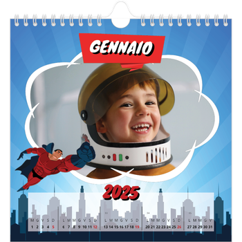 Calendario Fotografico Quadrato — Fumetti