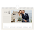 Calendario fotografico A5 — Iniziali in fiore [Marzo]