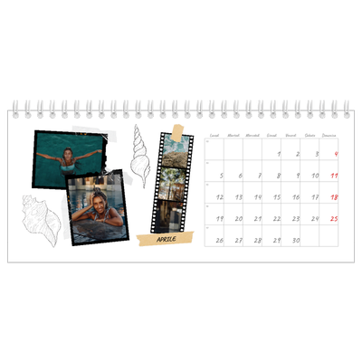 Calendari da tavolo — Album ricordi con stile [Aprile]