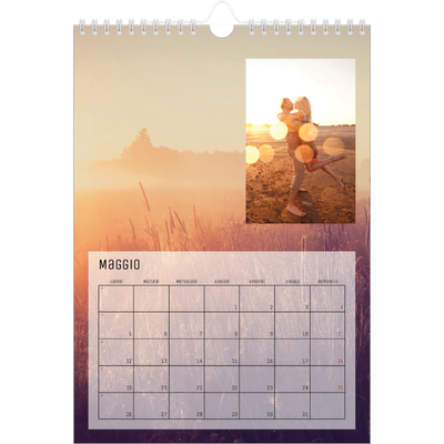 Calendario personalizzato A4 — Tornare alla natura [copertina]