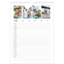 Calendario famiglia A3 verticale — Calendario semplice - Famiglia di 5 [Febbraio]