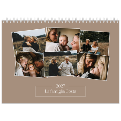 Calendario A4 Doppio — Ricordi artigianali [copertina]