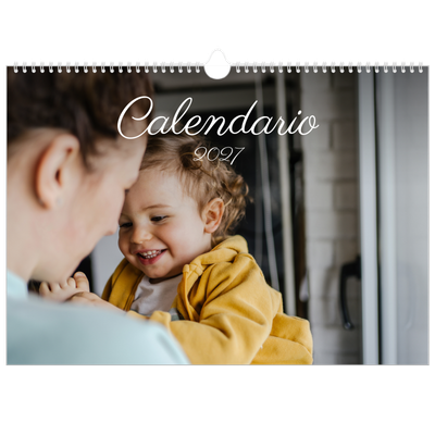 Calendario A3 orizzontale  — Mese scritto a mano [copertina]