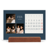 Calendario con supporto in legno orizzontale  — Ardesia e grazie [Febbraio]
