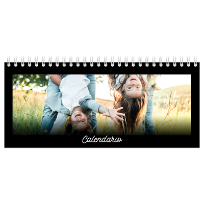 Calendari da tavolo — Minimale nero [copertina]