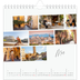 Calendari quadrati — Soggiorno in città [Marzo]