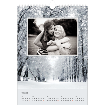 Calendario personalizzato A4 — Quattro stagioni