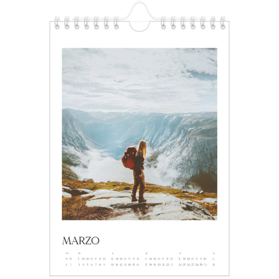 Calendario fotografico A5 — Tramonti e surf [Marzo]