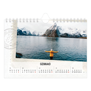 Calendario Fotografico A5 Orizzontale — Parts unknown