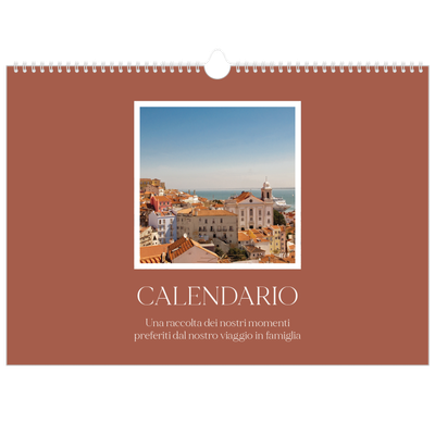 Calendario A3 orizzontale  — Colori classici [copertina]