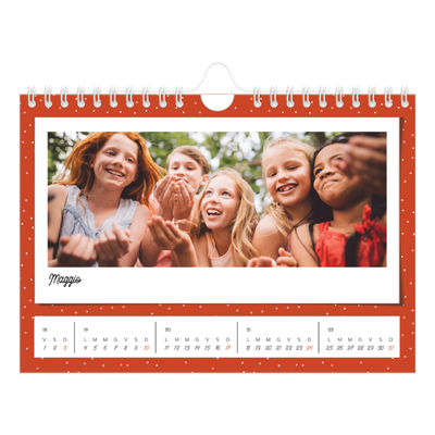 Calendario fotografico A5 — Scatti pop di colore [copertina]