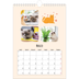 Calendario personalizzato A4 — Zampette di gatto e scarabocchi [copertina]