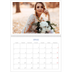 Calendario A4 Doppio — Classico cobalto [Aprile]