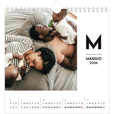 Calendari quadrati — Riflettore lettera [copertina]