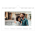 Calendario fotografico A5 — Data in sovraimpressione [Aprile]