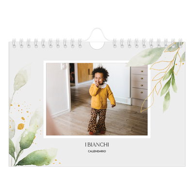 Calendario fotografico A5 — Spruzzo floreale [copertina]