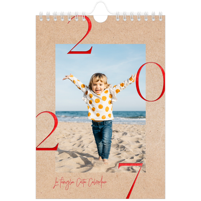 Calendario fotografico A5 — Esplosioni di rosso [copertina]