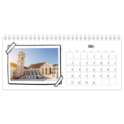 Calendari da tavolo — Istantanee da album [Aprile]