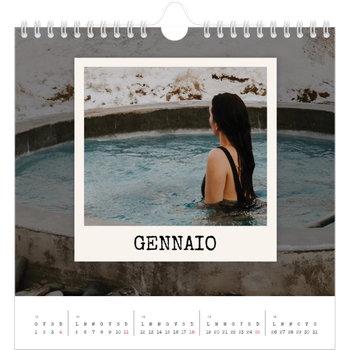 Calendario Fotografico Quadrato — La selezione ritratti