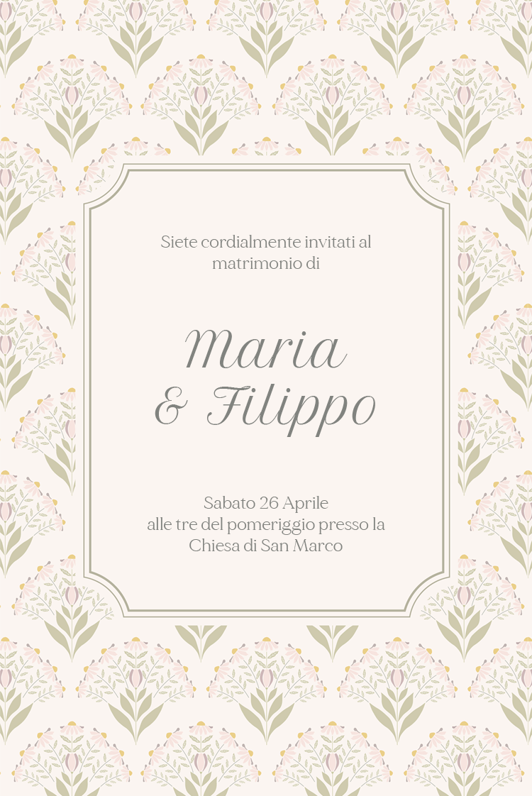 Inviti — Fiori vintage