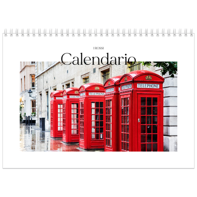 Calendario A4 Doppio — Il mio diario di viaggio [copertina]