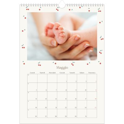 Calendario A3 verticale — Ciliegie [copertina]