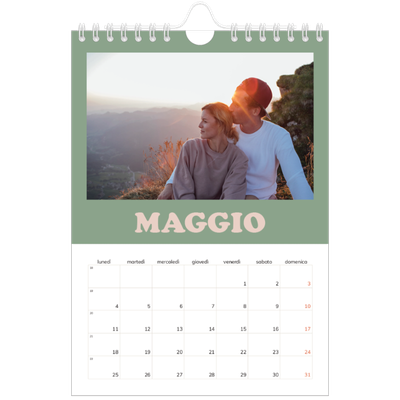 Calendario fotografico A5 — Cornici retrò [copertina]