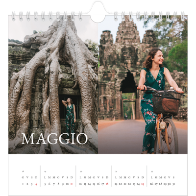 Calendari quadrati — Graziato semplice [copertina]