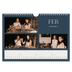 Calendario fotografico A4 — Ardesia e grazie [Febbraio]