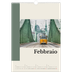 Calendario A3 verticale — Vedute del mondo [Febbraio]