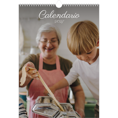 Calendario A3 verticale — Mese scritto a mano [copertina]