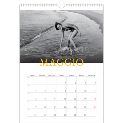 Calendario A3 verticale — Stile tradizionale [copertina]