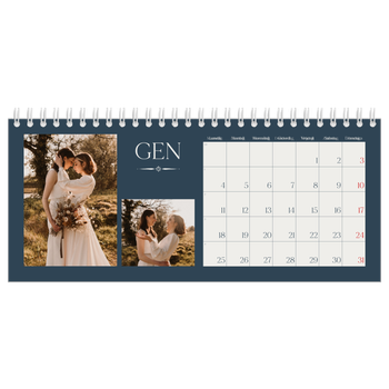 Calendario Fotografico da Tavolo — Ardesia e grazie