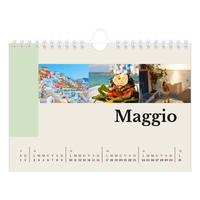 Calendario fotografico A5 — Vedute del mondo [Maggio]