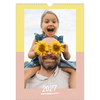 Calendario A3 verticale — Colore e motivo [copertina]