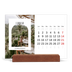 Calendario con supporto in legno orizzontale  — L'arco aperto [Febbraio]