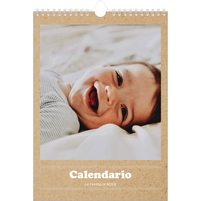 Calendario personalizzato A4 — L'editoriale di quest'anno [copertina]