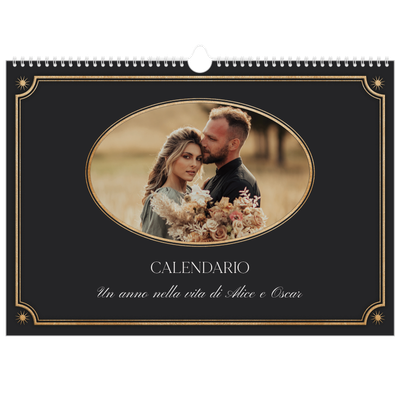 Calendario A3 orizzontale  — Classico vintage [copertina]