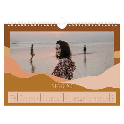 Calendario fotografico A4 — Montagne [Marzo]