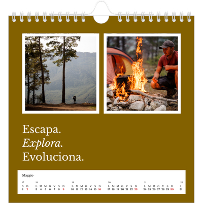 Calendari quadrati — Terra editoriale [Maggio]